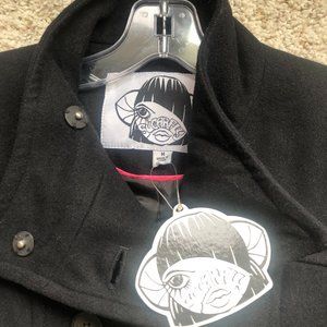 COPY - NWT Girls black size med Sugarfly Wool coat